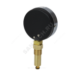 Термоманометр МД04 радиальный Дк63 0-1,0 МПа G1/4" 120С с переходником на G1/2" ЭКОМЕРА МД04-63-G-1МПа- 120-РИ