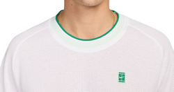 Мужская теннисная футболка Nike Court Heritage Tennis Top - white