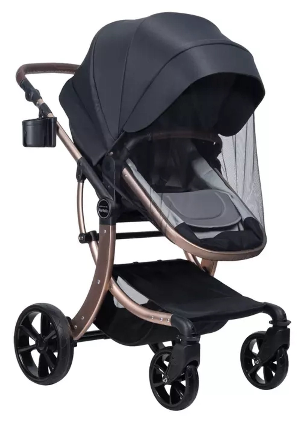 Коляска трансформер Aimile Original New Gold (Чёрное Золото NDG-5)