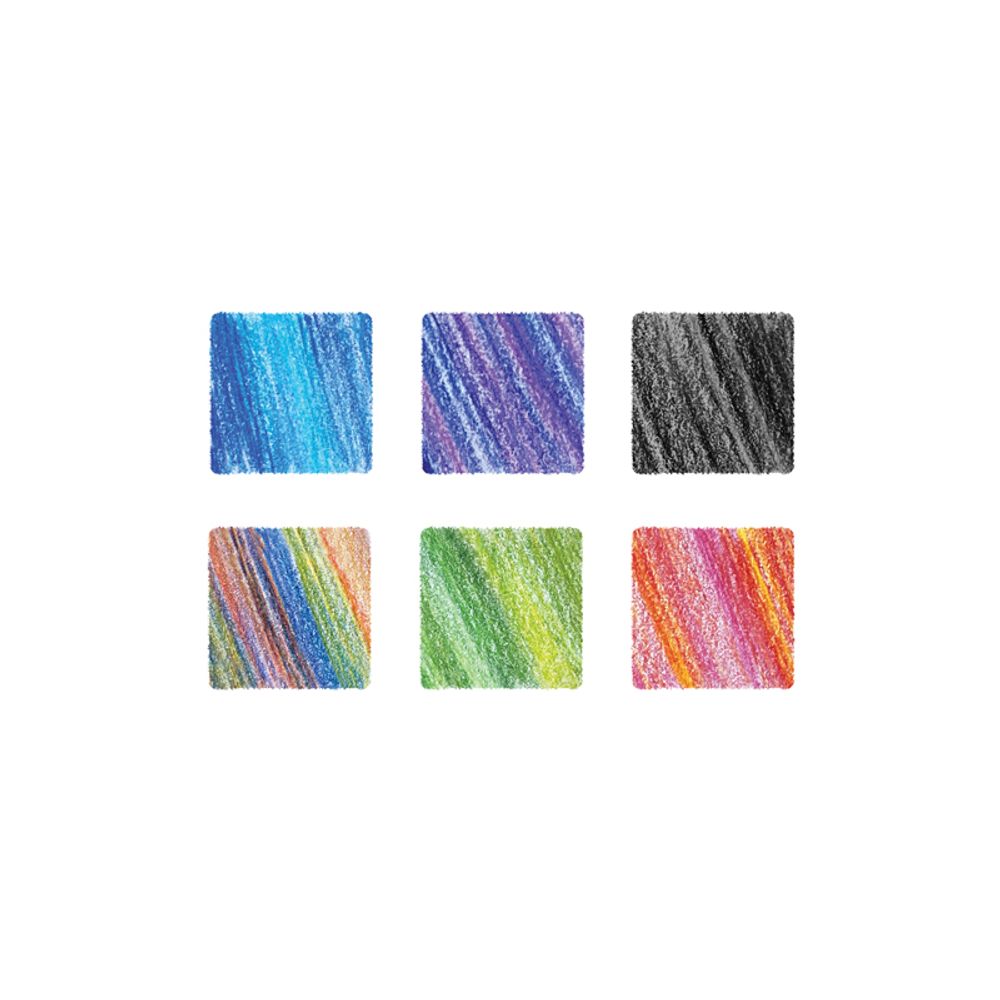Карандаши с многоцветным грифелем Мульти-Пульти "Енот и радуга", 06цв., заточен., европодвес