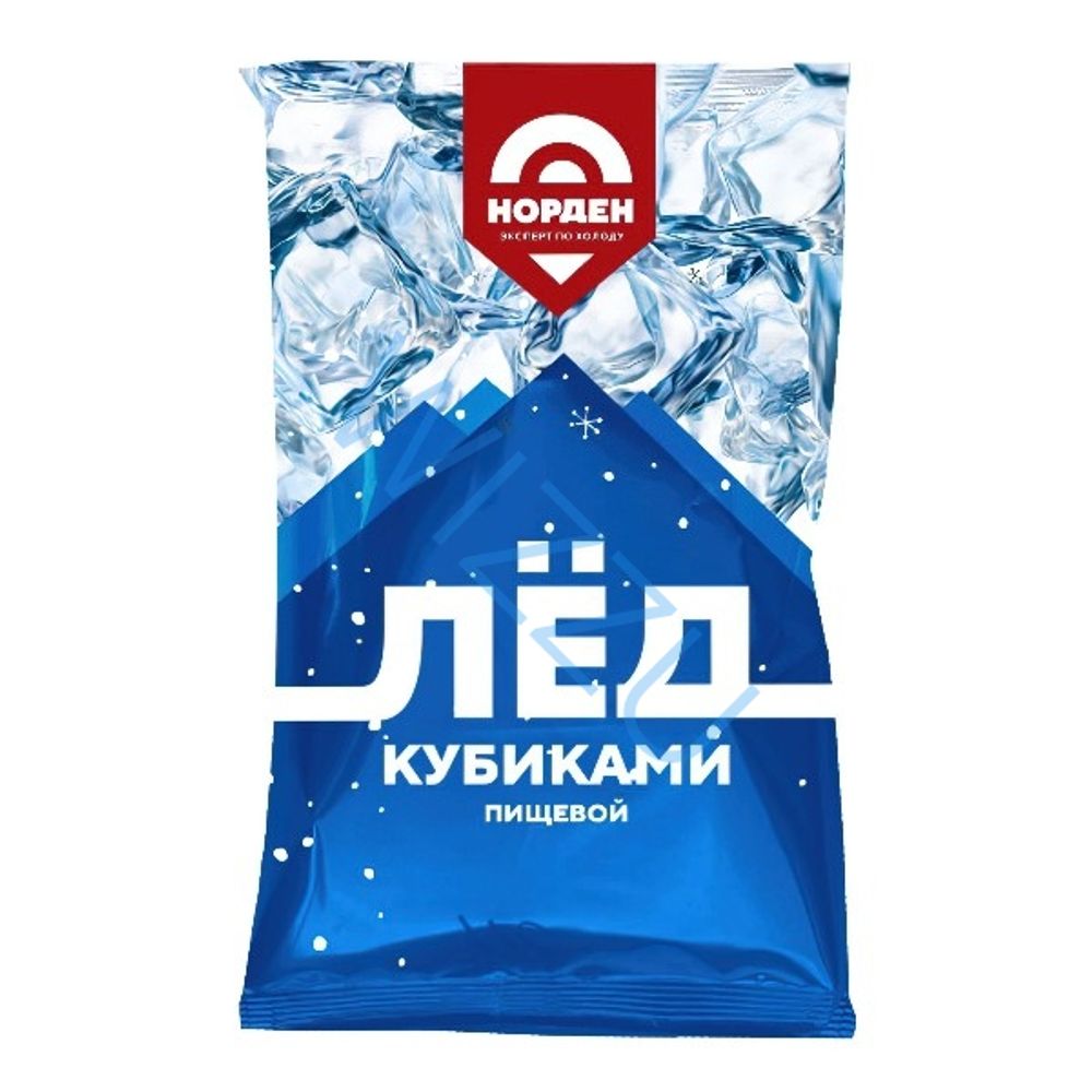 Лед пищевой кусковой НОРДЕН1000 г