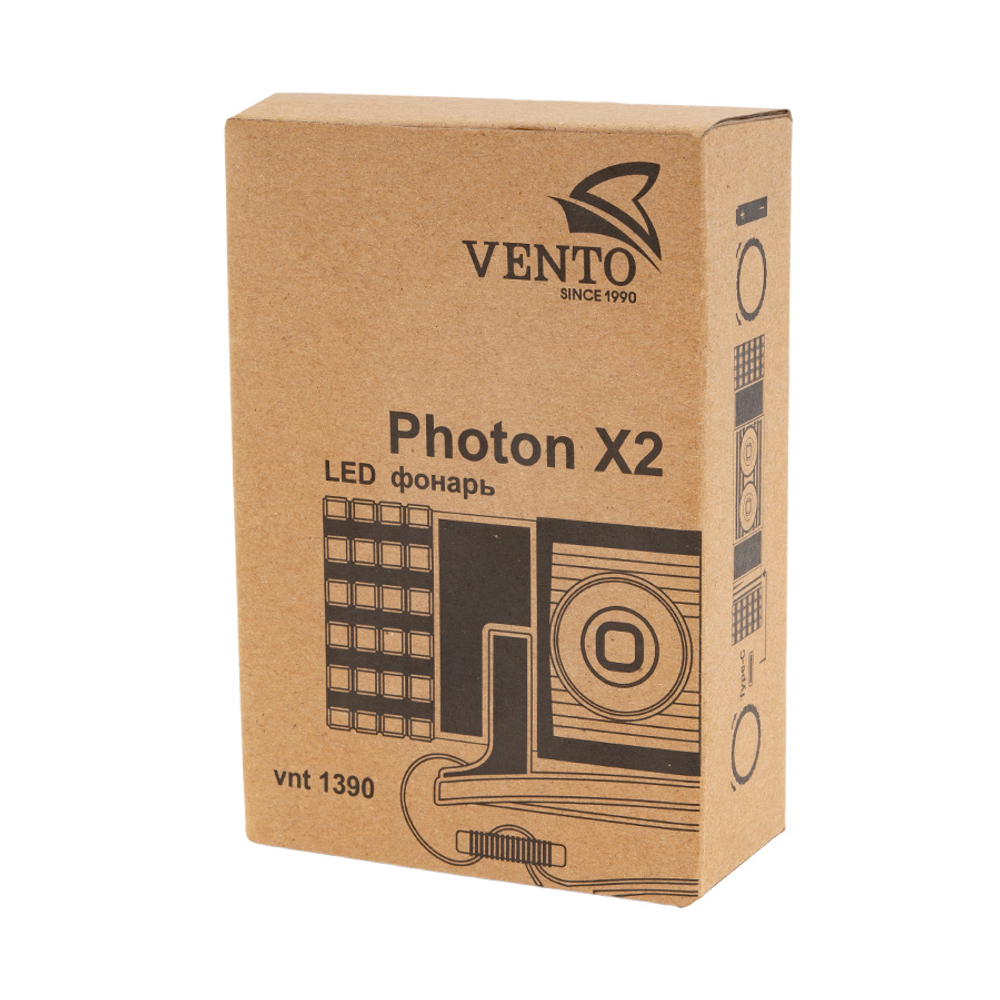ФОНАРЬ НАЛОБНЫЙ СВЕТОДИОДНЫЙ VENTO PHOTON X2