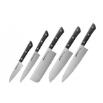 Набор из 5-и ножей Samura Harakiri SHR-0250B/K