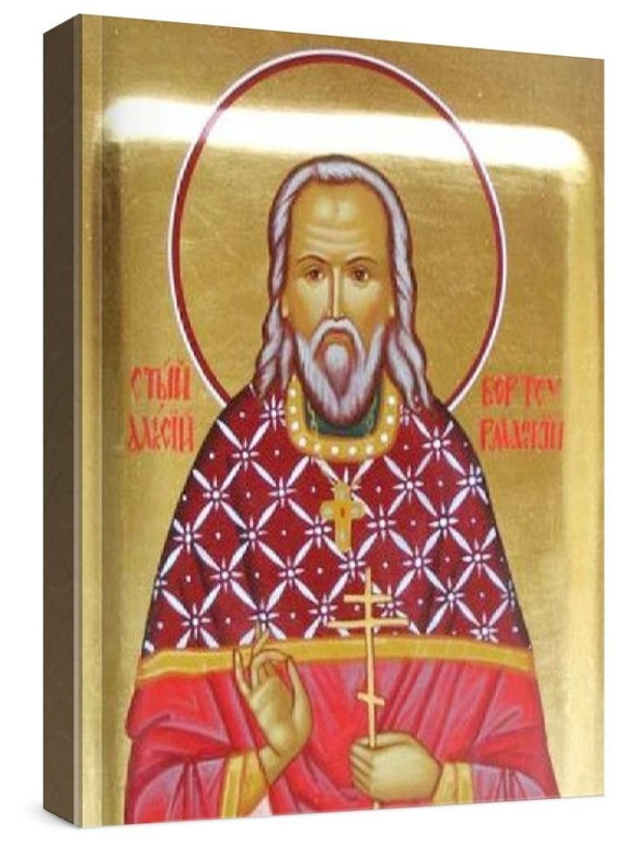 Алексий Бортсурманский (рукописная икона)