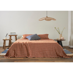 Покрывало из хлопка polka dots карамельного цвета из коллекции essential, 230х250 см