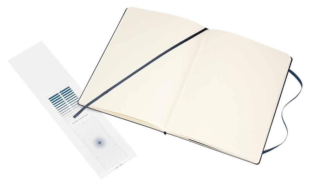 Блокнот для рисования Moleskine ART SKETCHBOOK (ARTBF832B20) формат A4, 96 стр., твердая обложка, синий сапфир