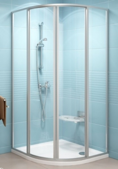 Душевой уголок Ravak Supernova SKCP4-90x90см.  белый+перл 3117010011
