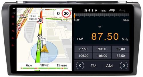 Магнитола для Mazda 3, Axela 2003-2009 - Parafar PF161FHD на Android 13, CarPlay, 4G SIM-слот