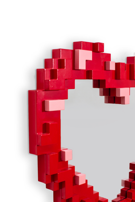 Зеркало Pixel Heart