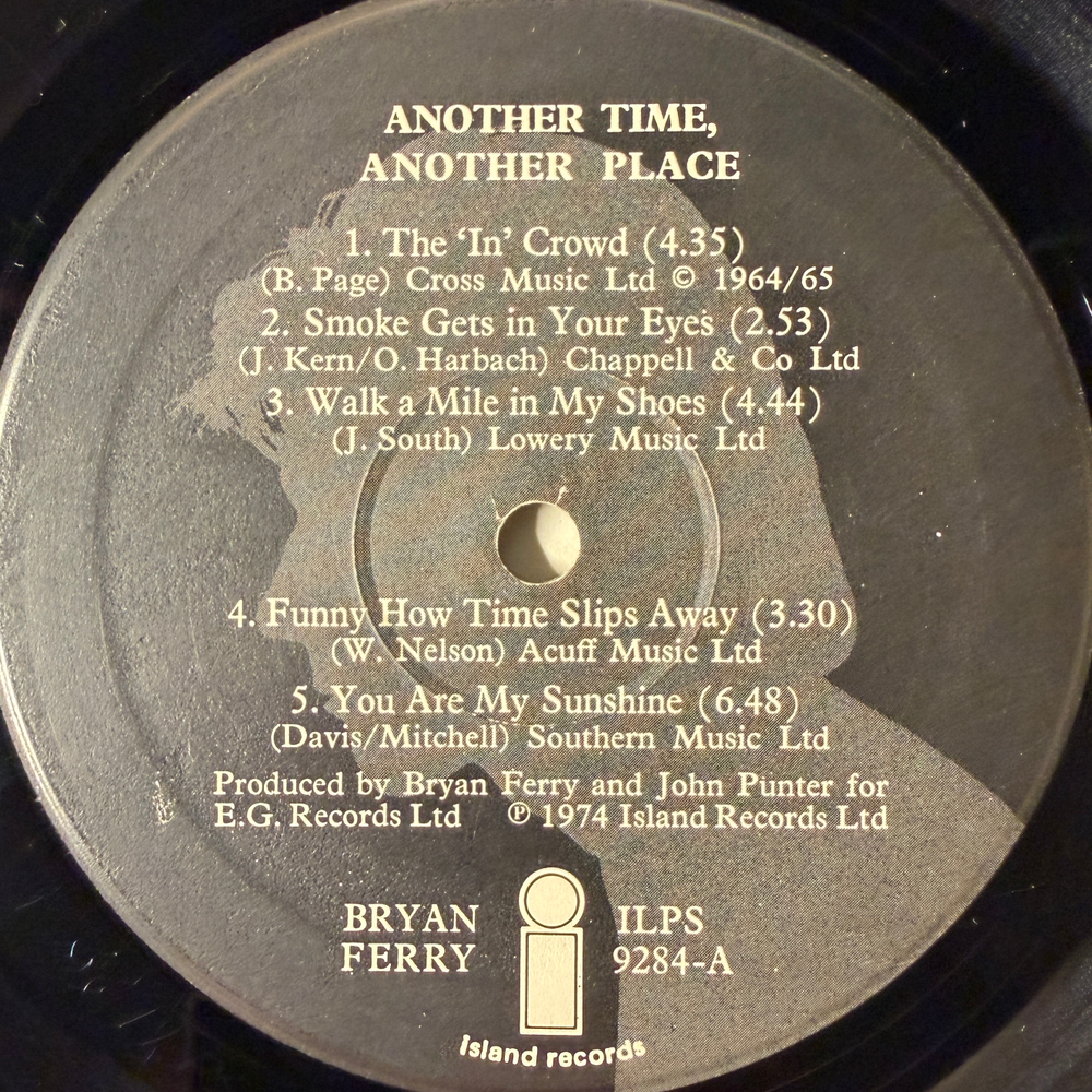 Bryan Ferry - Another Time, Another Place (Англия 1974г.)