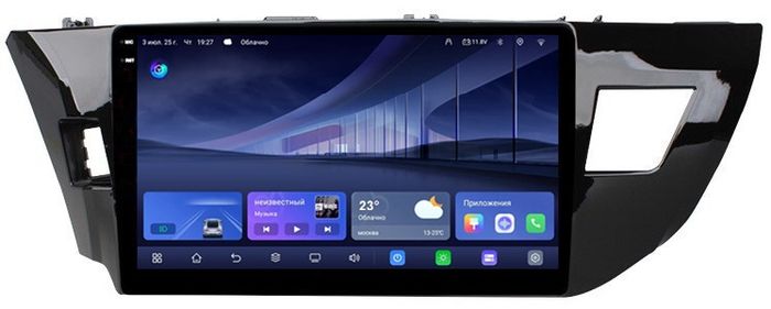Магнитола для Toyota Corolla 2013-2016 - Kuberg QLed+2K, Android 14, TS105, Быстрейшая, CarPlay, SIM-слот