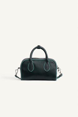 ZARA КОЖАНАЯ СУМКА - LIMITED EDITION, ЗЕЛЕНЫЙ