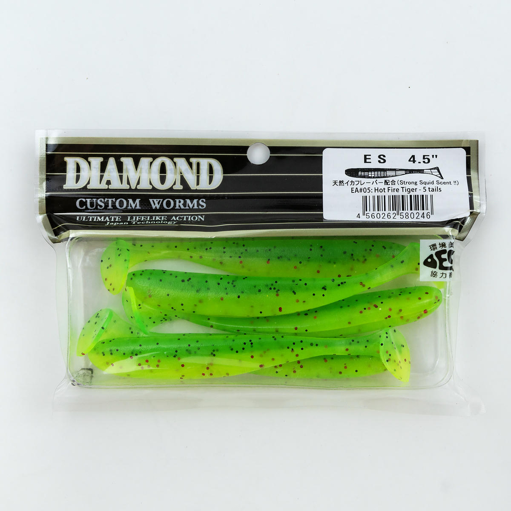 Силиконовая приманка DIAMOND ES 4.5" (5шт/уп)