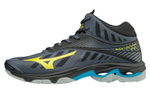 Mizuno Wave Lightning Z4 Textile, Synthetic Leather Comfortable Slip Resistant, Abrasion Resistant, Breathable Mid top