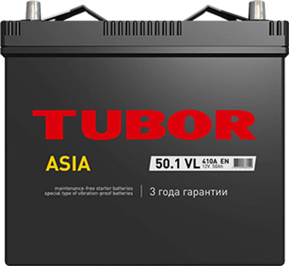 TUBOR Asia STANDART 6СТ-50 аккумулятор TUBOR Asia STANDART 6СТ-50 аккумулятор