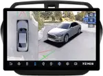 Магнитола для Suzuki SX4 2 2013-2021 (без штатной КЗВ) - Teyes CC3-2K-360 монитор 13" 2K QLED на Android 10, Быстрая, CarPlay, 4G SIM-слот, 4 камеры в комплекте