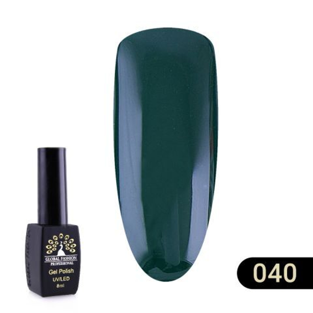 Гель лак BLACK ELITE 040, Global Fashion 8 мл
