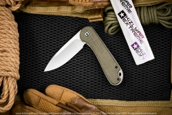 Нож Civivi Elementum C907T сталь D2 Satin рукоять Green Micarta