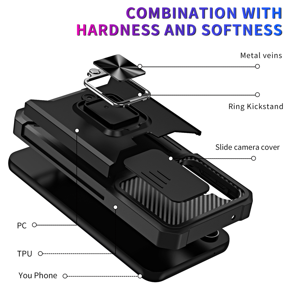 Противоударный чехол Сard Reader Case для Samsung Galaxy S25 FE