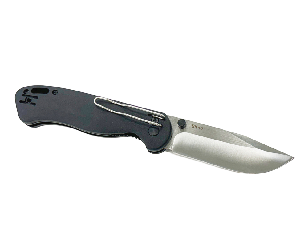 Нож складной Ka-Bar Folder BK40 сталь AUS-8, рукоять Black GFN