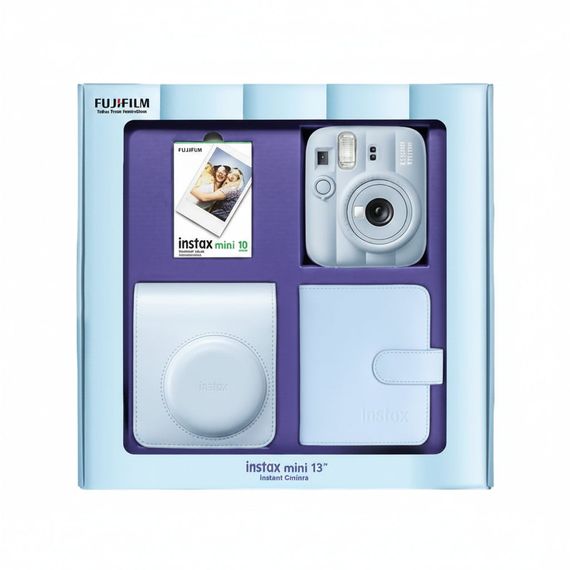 Fotoaparat \ Фотоаппарат Camera Instax Mini 13 Frost Blue Bundle Box