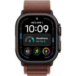 Смарт-часы Apple Watch Ultra 4 49 mm, Black Titanium case | ремешок Alpine Loop | Burgundy, L
