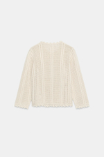 КАРДИГАН ИЗ АЖУРНОГО ТРИКОТАЖА — ZARA