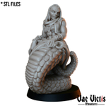 Марилит Нага миниатюра для dnd, днд, pathfinder, фентези, Настольная игра, НРИ, Варгейм, РПГ