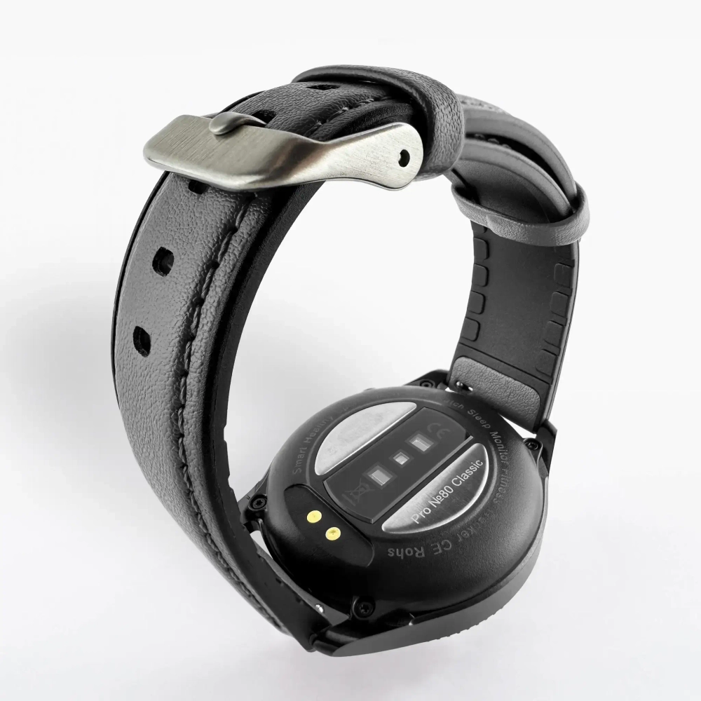 Смарт-часы здоровья с пульсометром Health Watch Pro №80, чёрный