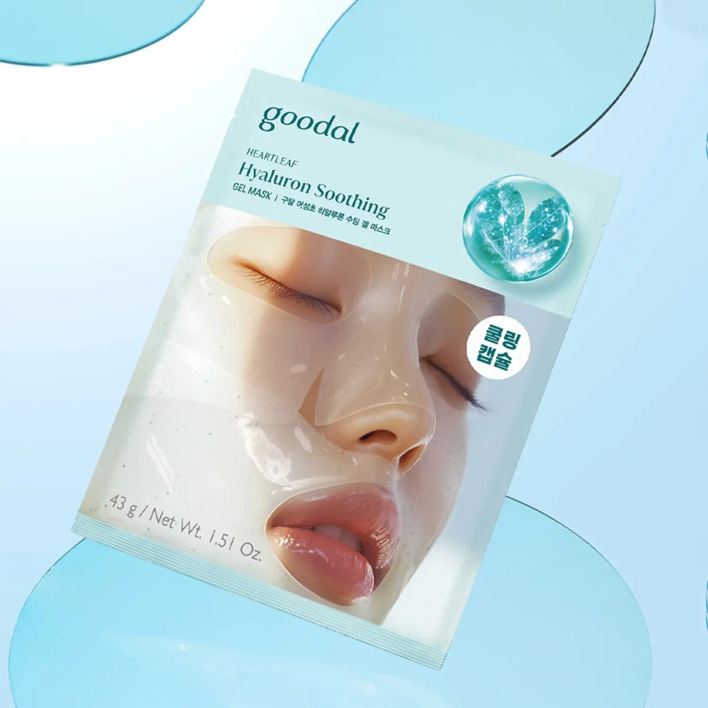 Goodal Heartleaf Hyaluron Soothing Gel Mask 1шт