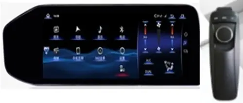Магнитола для Lexus ES250 2012-2015 (взамен монохром экрана) - RDL-LEX-ES монитор 12.3" на Android 14, Быстрая, CarPlay, 4G SIM-слот, джойстик в комплекте
