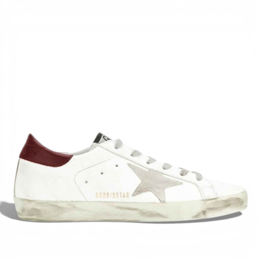 Кеды Мужские GOLDEN GOOSE 'SUPERSTAR' BORDO 