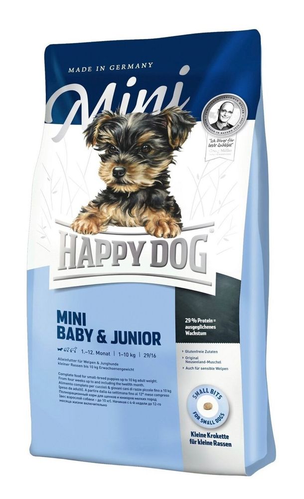 Сухой корм Happy Dog Supreme Mini Baby Junior для щенков и юниоров мелких пород 1 кг Сухой корм Happy Dog Supreme Mini Baby Junior для щенков и юниоров мелких пород 1 кг