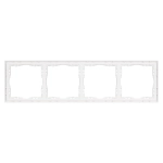 Рамка пластиковая FRM-NOBE-SFPL-4-WH (Arlight, -)