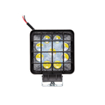 AE27S-9LED-5DLENS-HC Фара светодиодная дополнительная, квадратная 110х55х140, направленный свет, 9 диодов, 5D-линза, с решеткой, крепление по центру, 27 Вт, 10-30 В