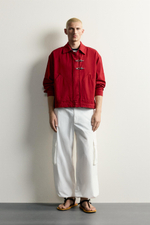 КУРТКА СВОБОДНОГО КРОЯ С МЕТАЛЛИЧЕСКИМИ ЗАСТЕЖКАМИ — ZARA · 6987/339