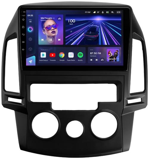 Магнитола для Hyundai i30 2007-2012 (кондиционер) - Teyes CC3L на Android 10, CarPlay, 4G SIM-слот
