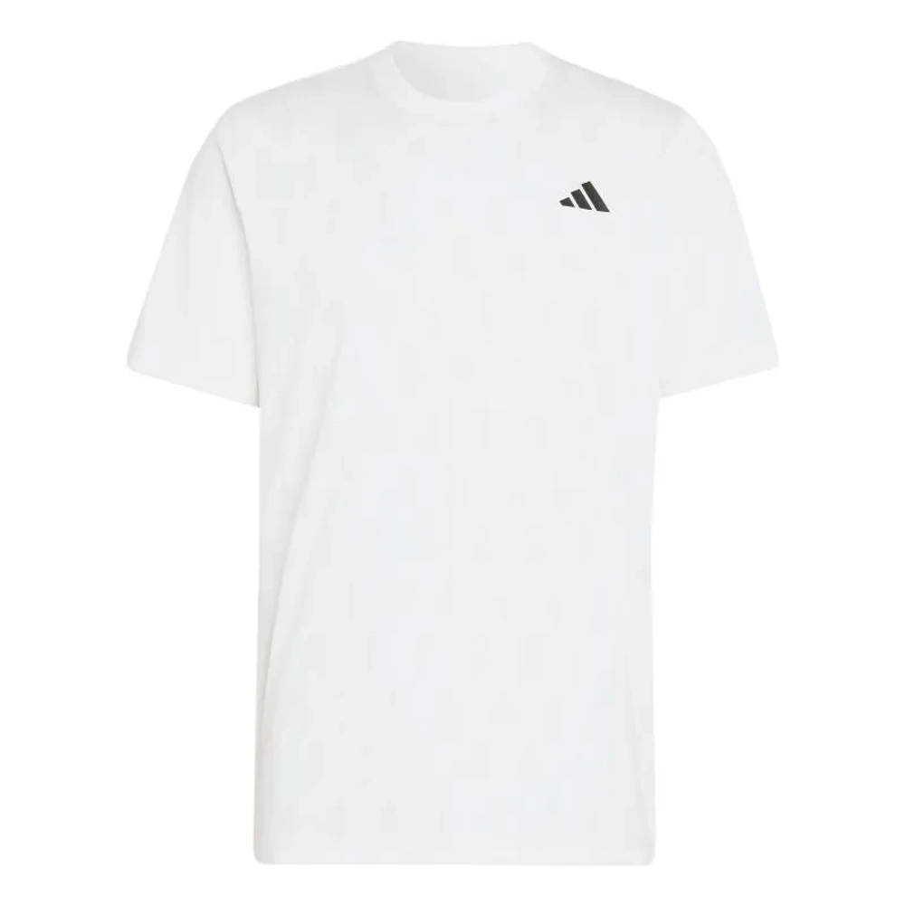 Мужская теннисная футболка Adidas Club Climacool Graphic - white/dash grey