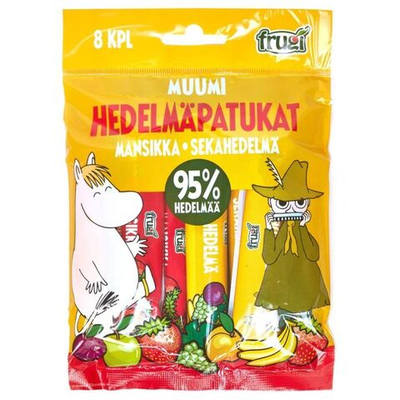 Набор фруктовых батончиков Frugi "Hеdеlmараtukat Мuumi" микc 120 г (из Финляндии)