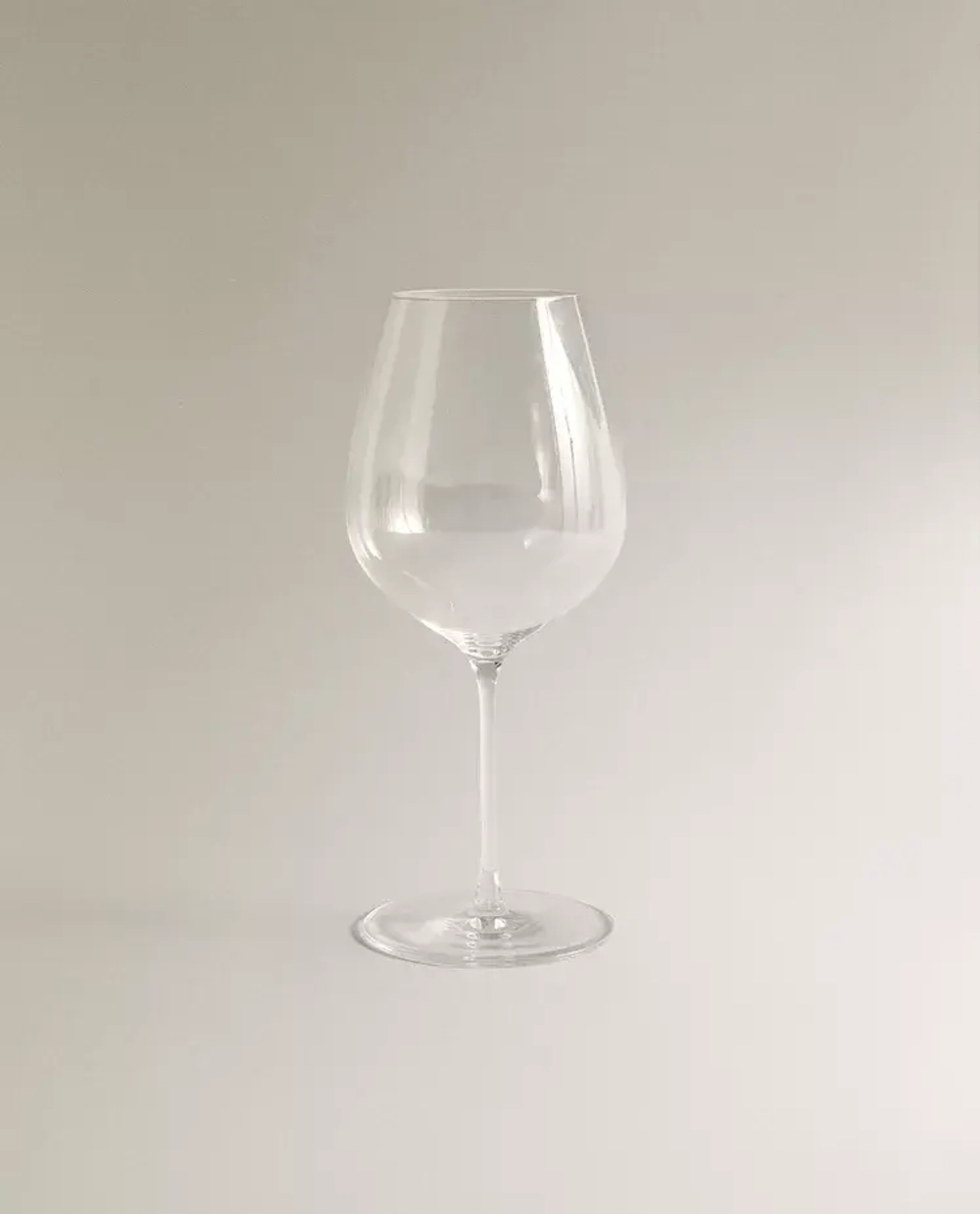 ZARA HOME ЛЕГКИЙ БОКАЛ ИЗ ХРУСТАЛЬНОГО СТЕКЛА, ПРОЗРАЧНЫЙ