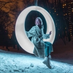 Светящиеся LED качели "Ludres" 12V White