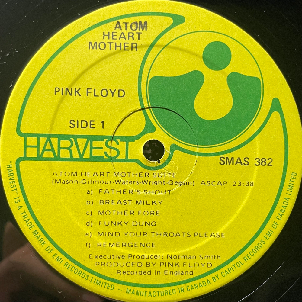 Pink Floyd ‎– Atom Heart Mother (Канада)