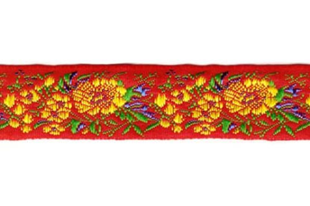 Тесьма жаккард, с1852, рис.8896, ш. 2,3 см