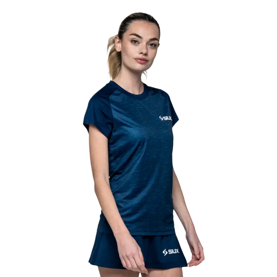 Футболка Siux Club Women Голубой Морской 2026 для падел