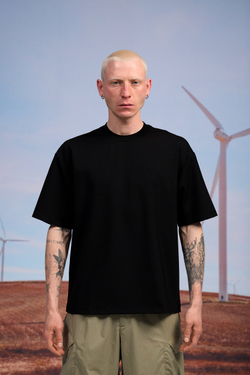 Футболка Nothomme Blue Monte Basic Solid Color Short-Sleeve T-Shirt "Black"