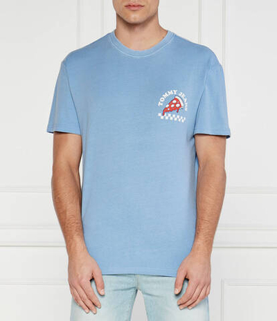 Футболка Tommy Jeans - голубой(DM0DM18548)