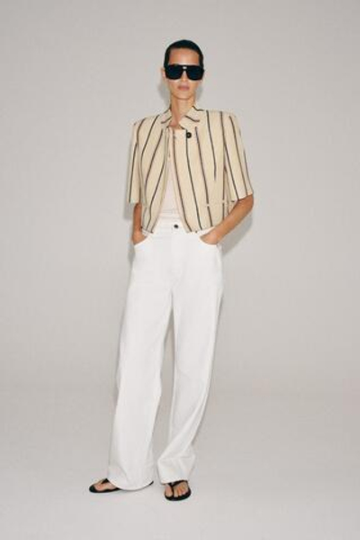 УКОРОЧЕННЫЙ БЛЕЙЗЕР В ПОЛОСКУ — ZW COLLECTION — ZARA