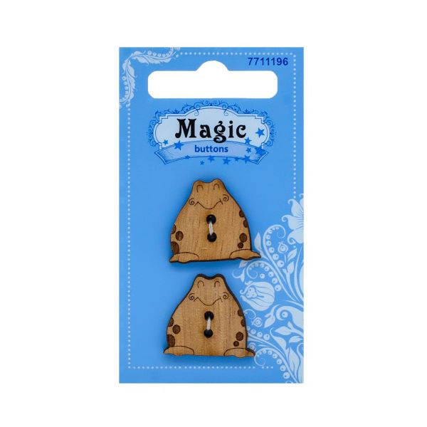 Украшения декоративные: пуговицы Жаба, 2 шт, Magic Buttons LW793-V47