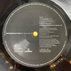 Винтажная виниловая пластинка LP Pet Shop Boys Introspective (Germany 1988) Domino Dancing