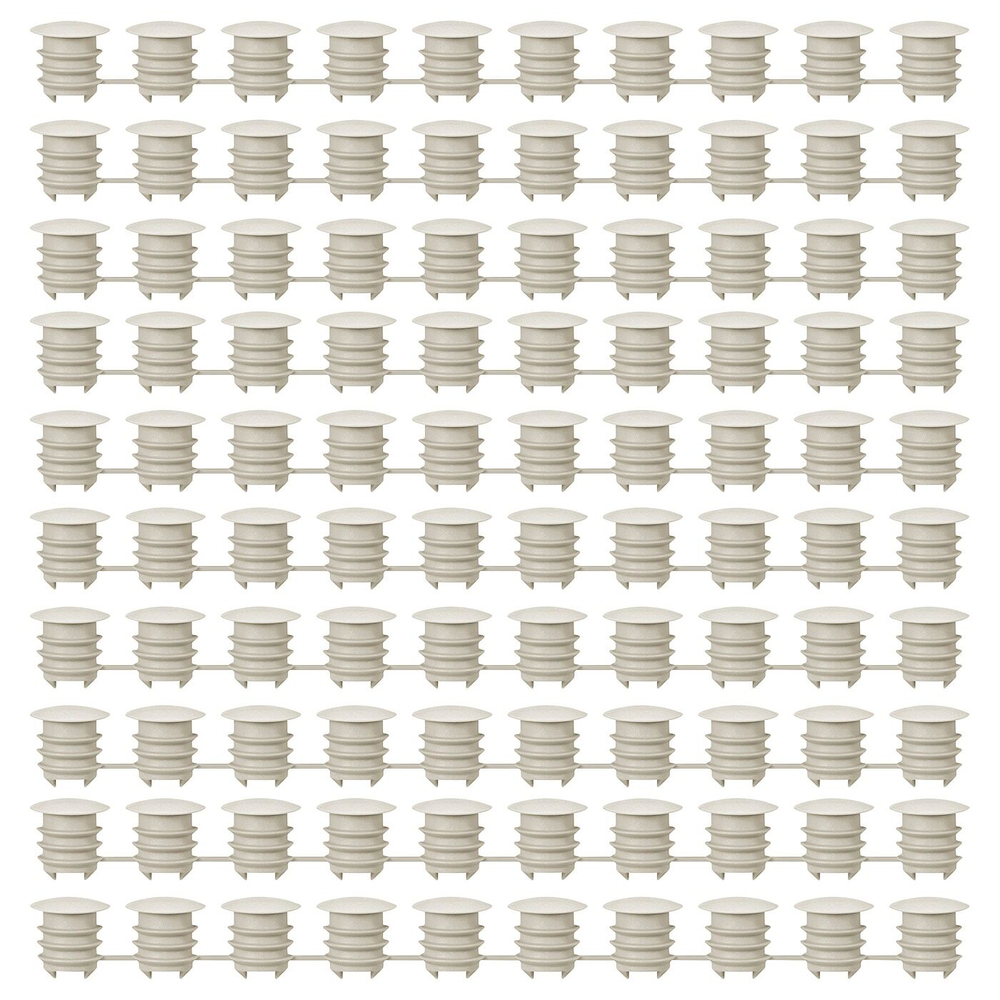 IKEA KOMPLEMENT (ИКЕА КОМПЛИМЕНТ) — Шапочка, серо-бежевая, 100 шт.